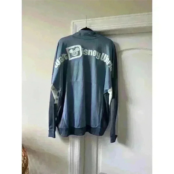 Disney World Parks Blue Zip Track Jacket Spirit Jersey Unisex M - Picture 3 of 3